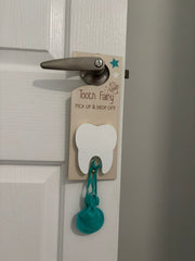 Tooth Fairy Door Hanger | Blue
