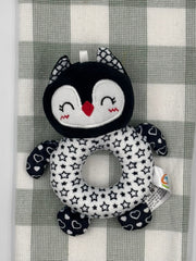 Black & White Rattle| Owl