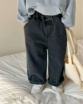 Denim Straight Pants