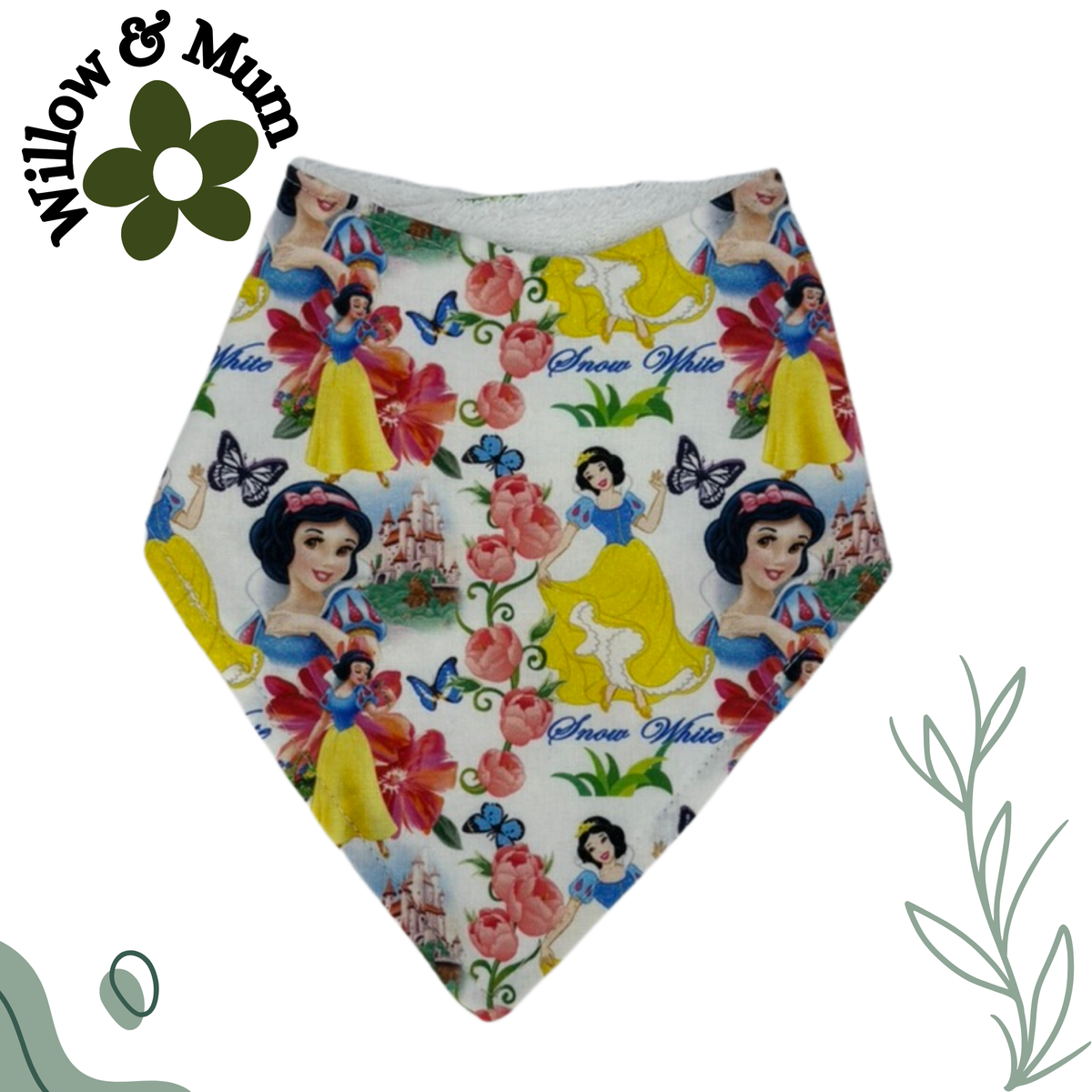 Baby Bandanna Bib | Snow White