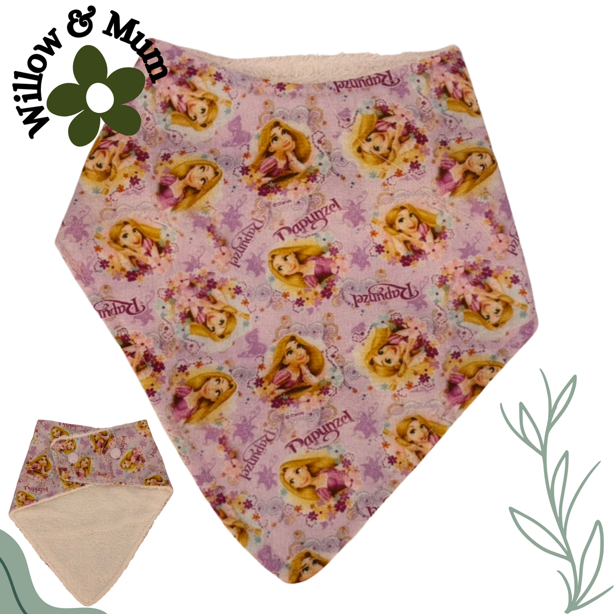 Baby Bandanna Bib | Rapunzel