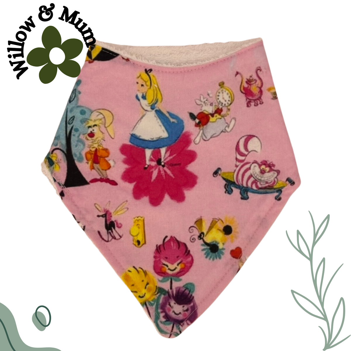 Baby Bandanna Bib | Alice In Wonderland