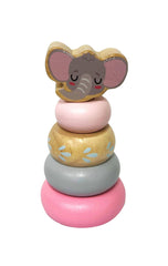 Wooden Mini Safari Animal Stacking Toy
