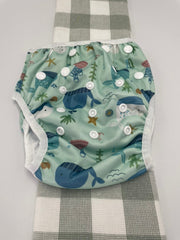 Swim Nappy's  | Green Whales