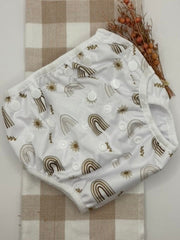 Swim Nappy's  | Bohoo Rainbows Tan