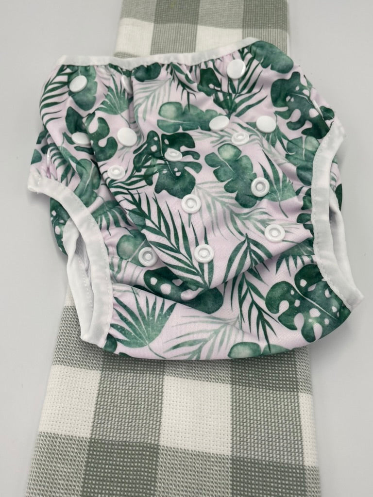 Swim Nappy's  | Green Leaves