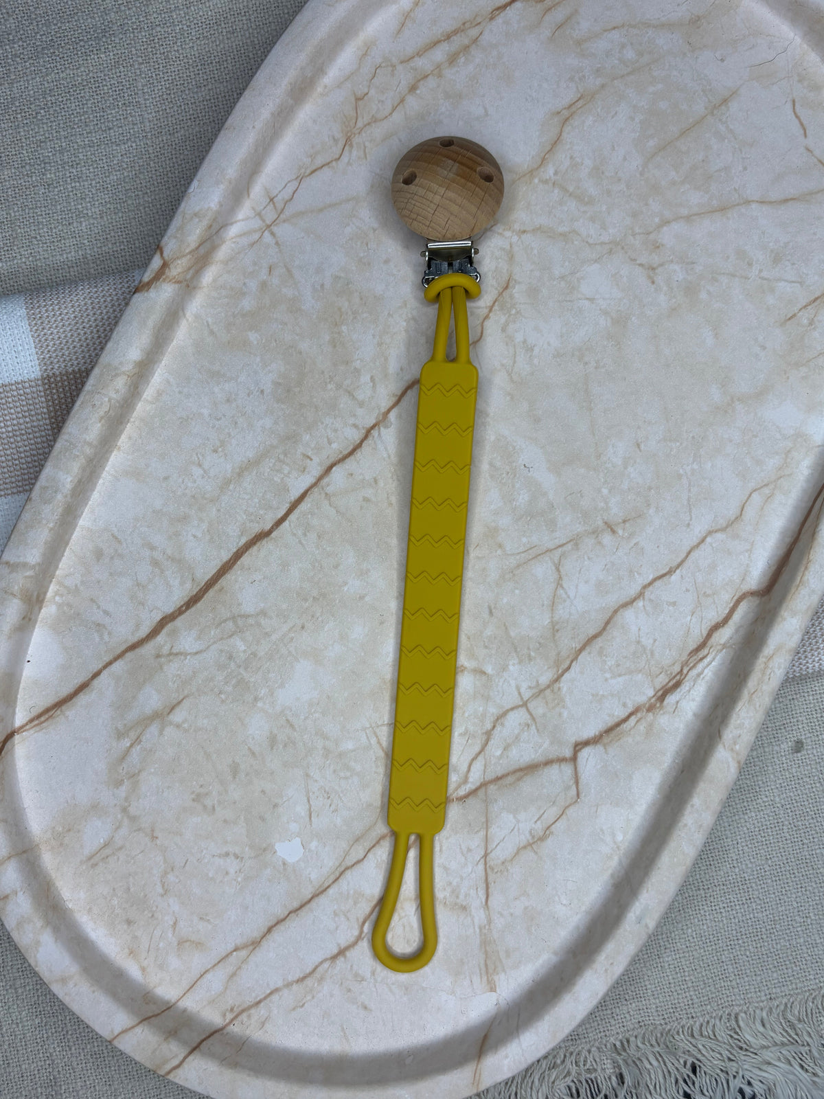 Mustard |Silicone Dummy Chain Single