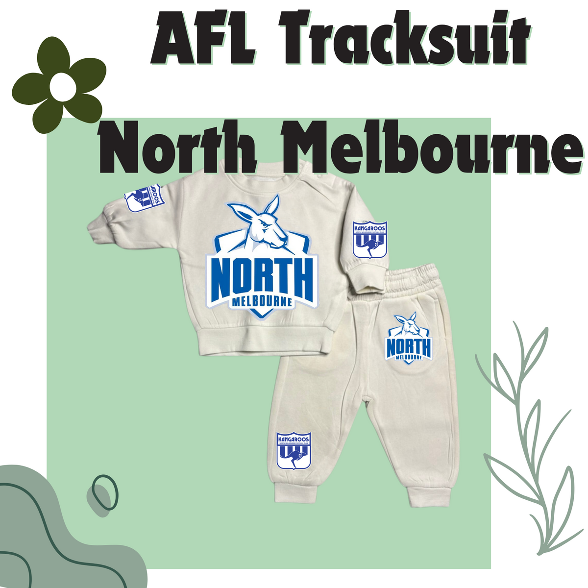 AFL Tracksuit | North Melbourne | Will&Mak Collection