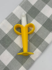 Yellow Banana Silicone Teether